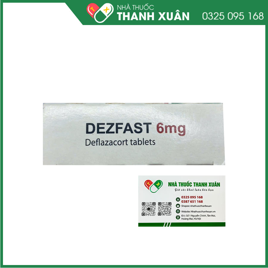 Dezfast 6mg thuốc giảm đau - chống viêm